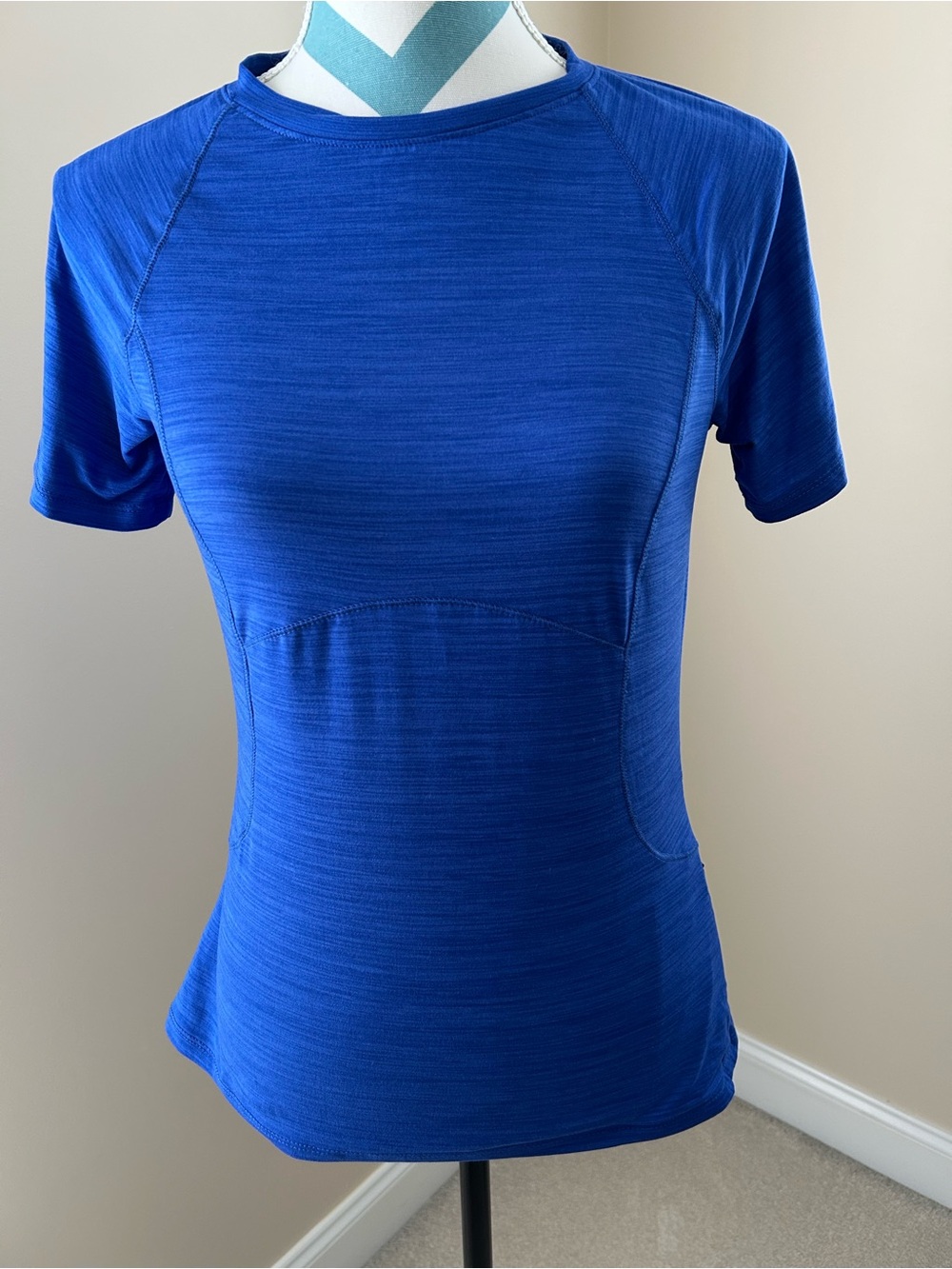 Spyder Women's Short-Sleeve Athletic Tee in Cobalt Blue